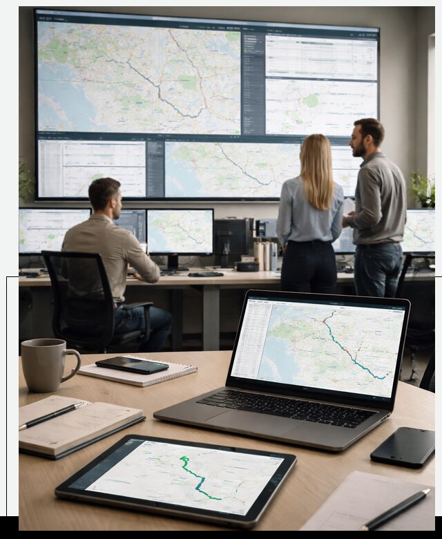 Трекинг грузов и Fleet Management, мониторинг автопарка в Междуреченске